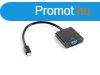 Lanberg Displayport Mini(M)->VGA(F) Cable 0,2m Black