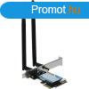 Inter-Tech EP-132 PCIe Adapter with WiFi 5 and Bluetooth 4.2
