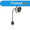 Fali ventiltor fekete, LED 2700K - Dores