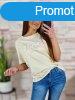 Mints, strasszos, rvid ujj, pamut pol M-L,L-XL