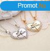 Best Friends Legjobb Bartok Kristlyos Szves Nyaklnc 2db-
