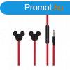 Disney sztereo headset - 3D Mickey 3,5mm jack piros