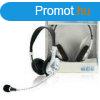 Headset Flre Illeszked 2x 3.5 mm Beptett Mikrofon Fekete