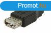 USB 2.0 Adapter Mini B Dugasz - A Aljzat Fekete