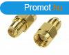 SMA-Adapter RP SMA Aljzat - SMA Dug Arany